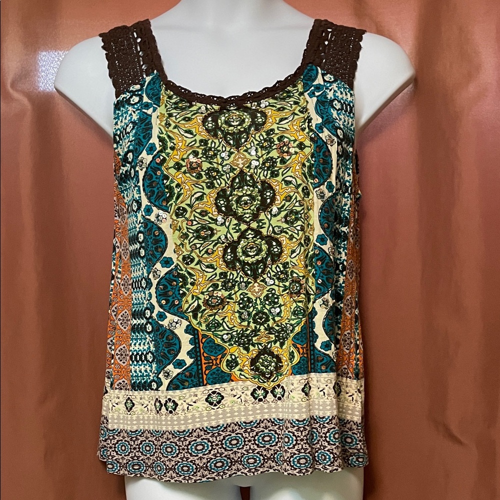 Bila Colorful Bohemian Tank Top